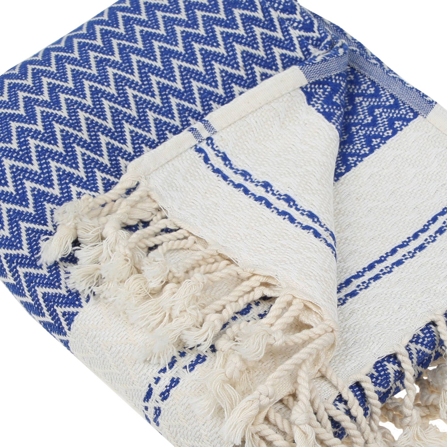 Chevron Peshtemal Hammam Cotton Beach Towel Throw