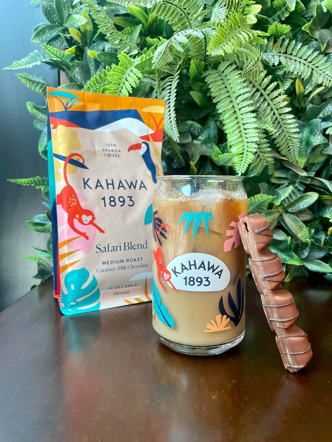 KAHAWA 1893 - Safari Blend - Great for Cold Brew - As Seen on Shark Tank - Medium Roast - Directly Farmer Sourced from Kenya - Tasting Notes: Caramel & Milk Chocolate