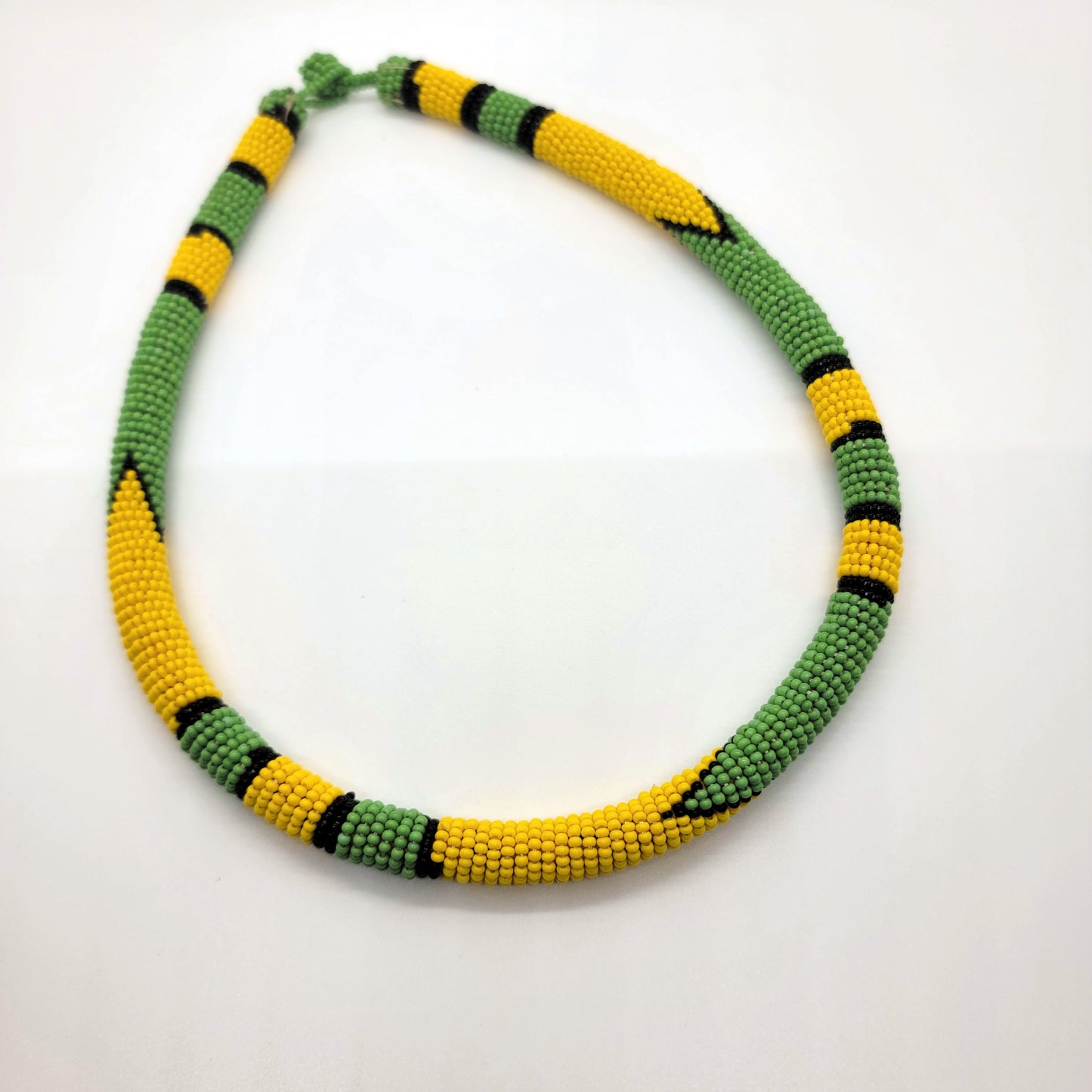 Geometric Beaded Rope Necklaces