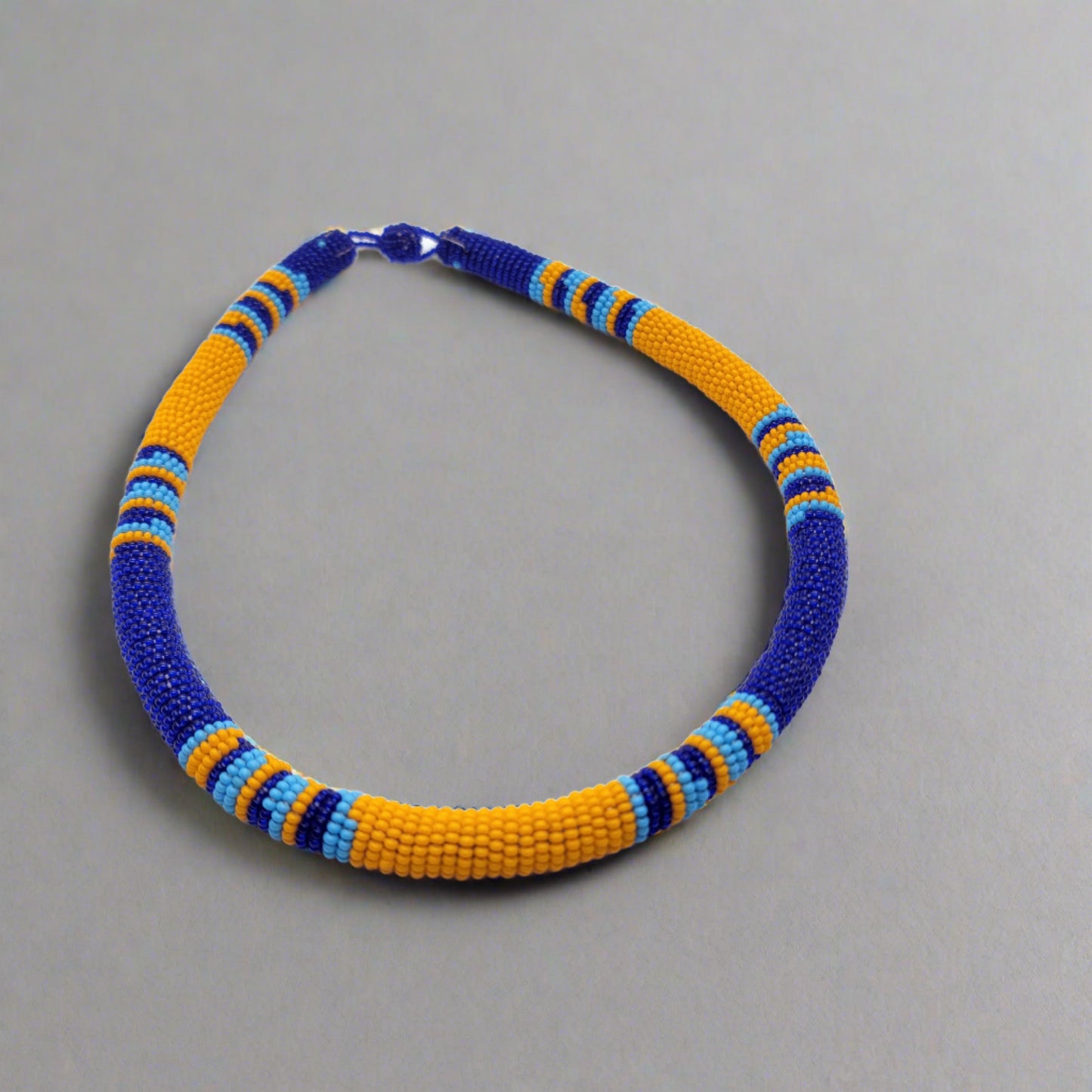 Geometric Beaded Rope Necklaces