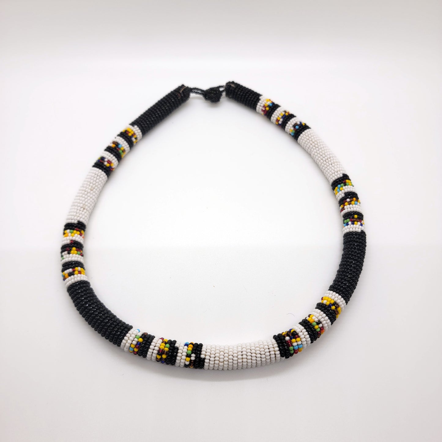 Geometric Beaded Rope Necklaces