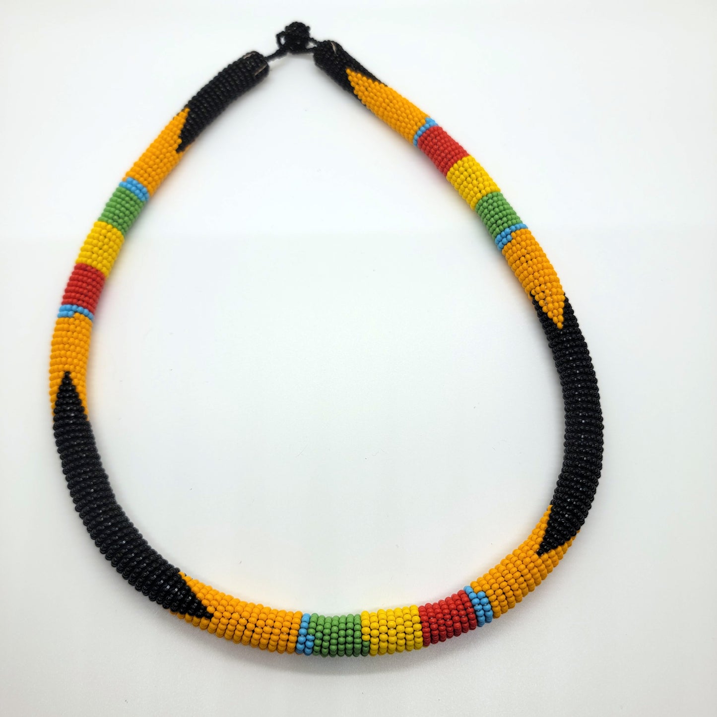 Geometric Beaded Rope Necklaces
