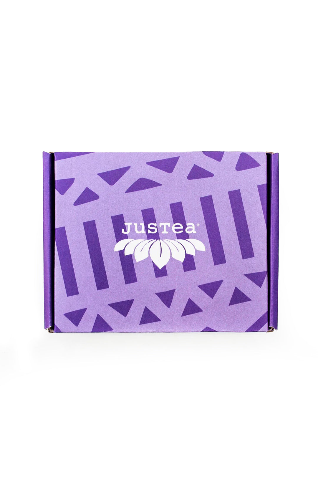 JusTea Loose Leaf Purple Tea Trio Gift Box | Purple Tea Trio with Hand Carved Tea Spoon & Tea Infuser Steeper Strainer | Loose Leaf Tea | Low Caffeine | Award-Winning | Fair Trade | Non-GMO