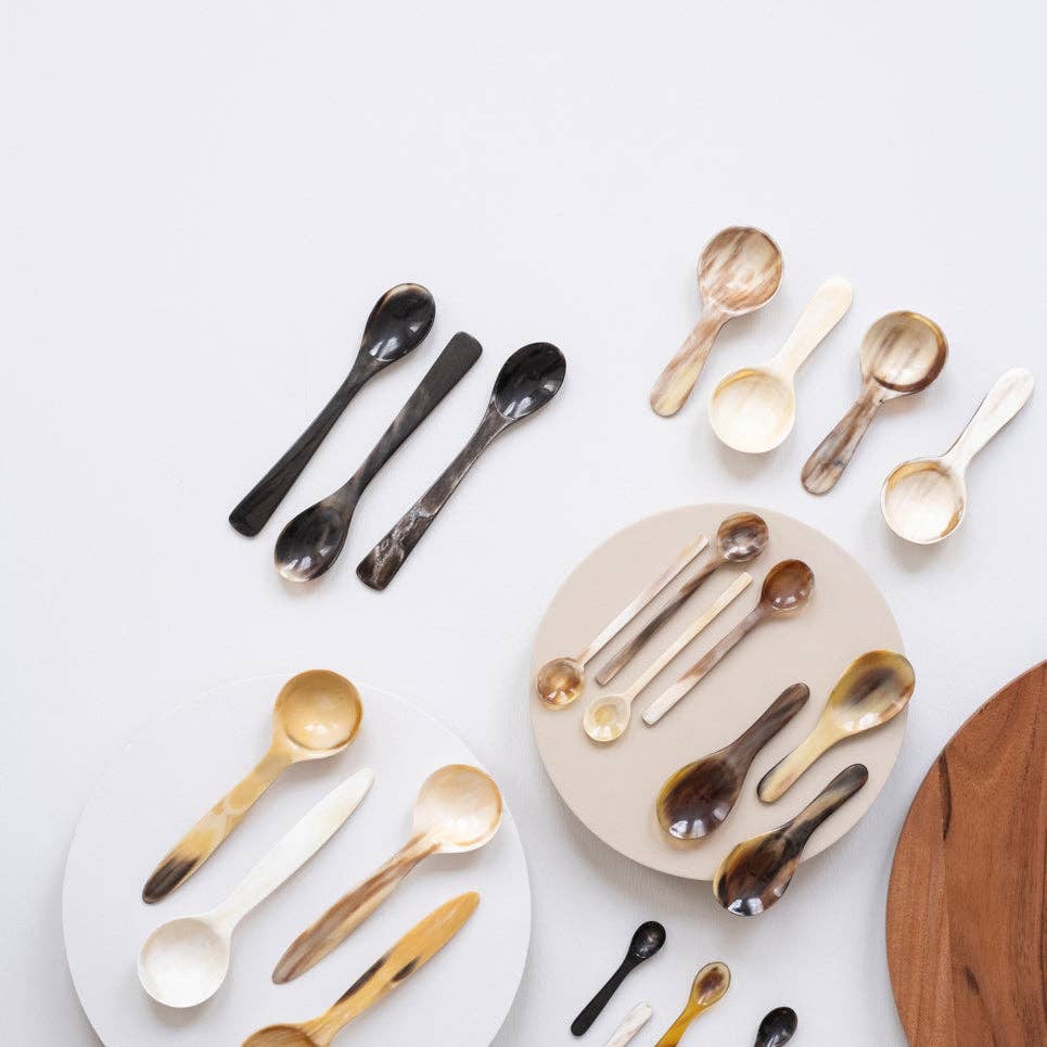 MAADILI COLLECTIVE - Short Handle Horn Coffee Scoop