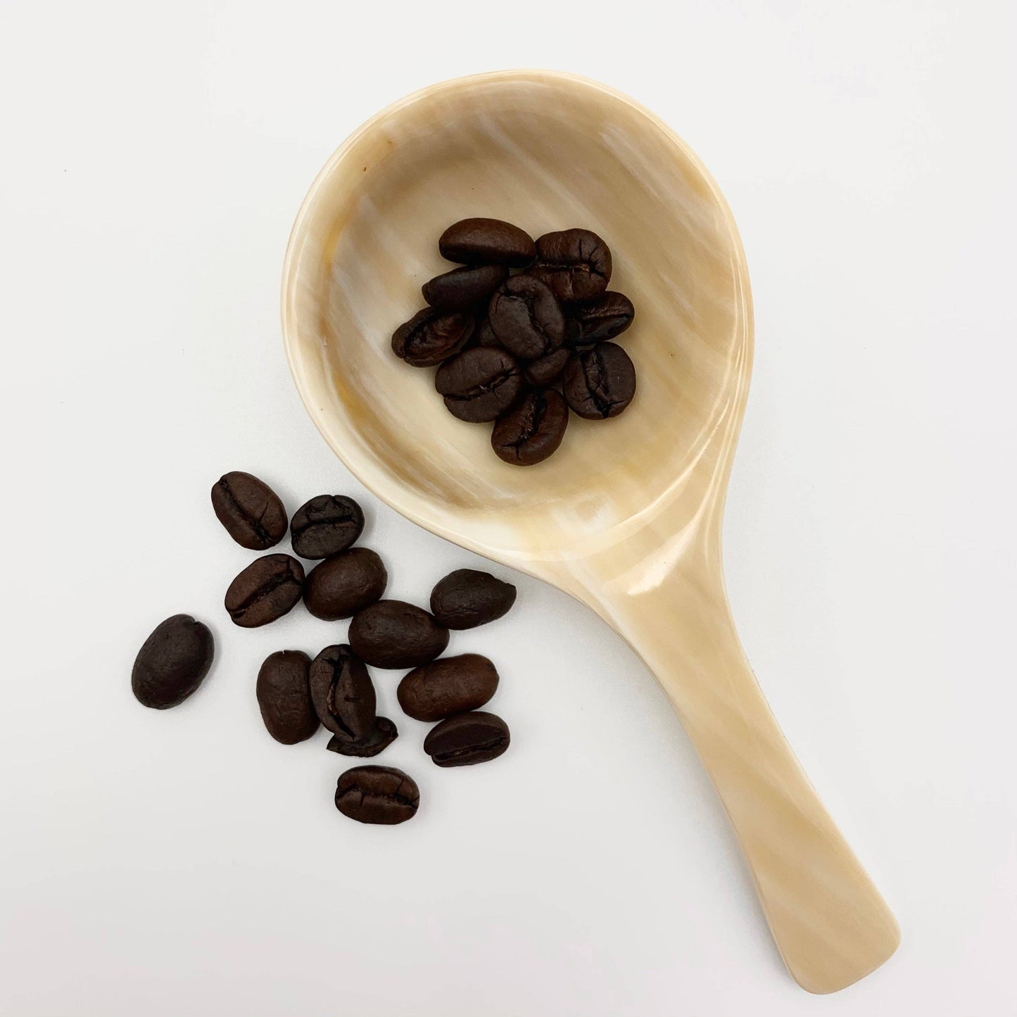 MAADILI COLLECTIVE - Short Handle Horn Coffee Scoop