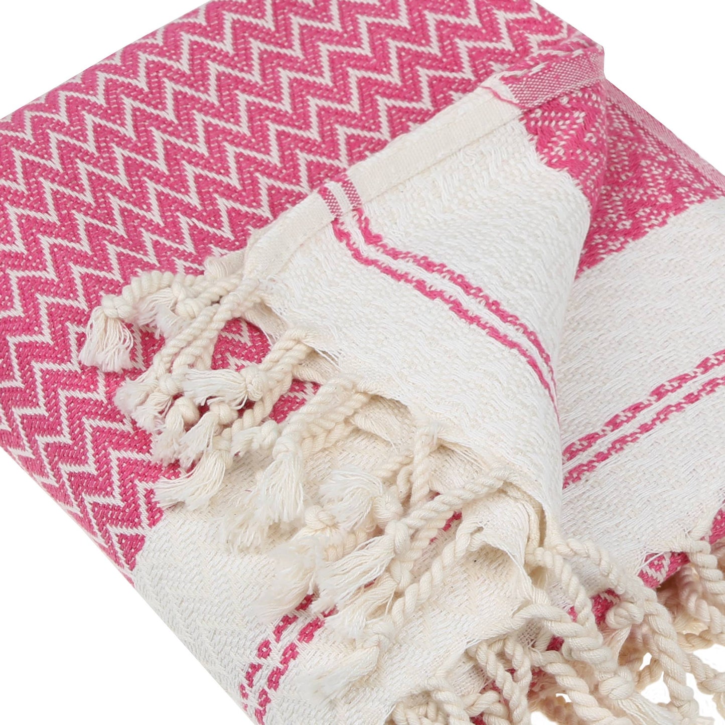 Chevron Peshtemal Hammam Cotton Beach Towel Throw