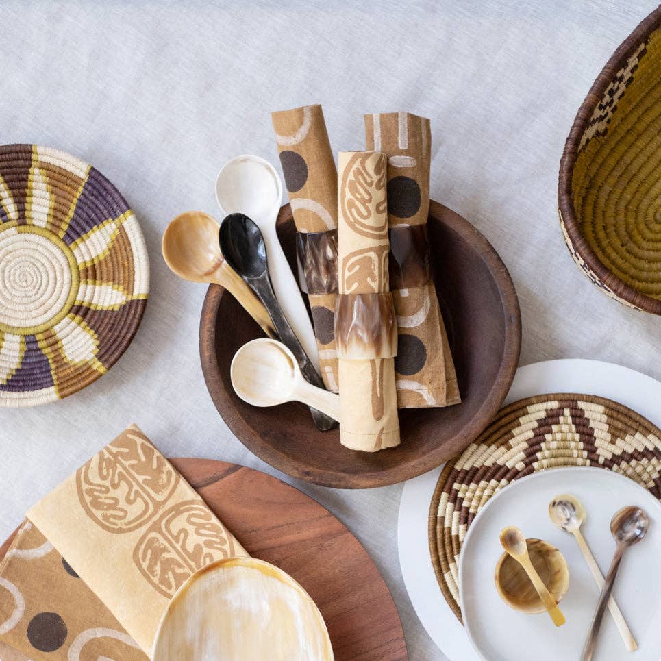 MAADILI COLLECTIVE - Short Handle Horn Coffee Scoop