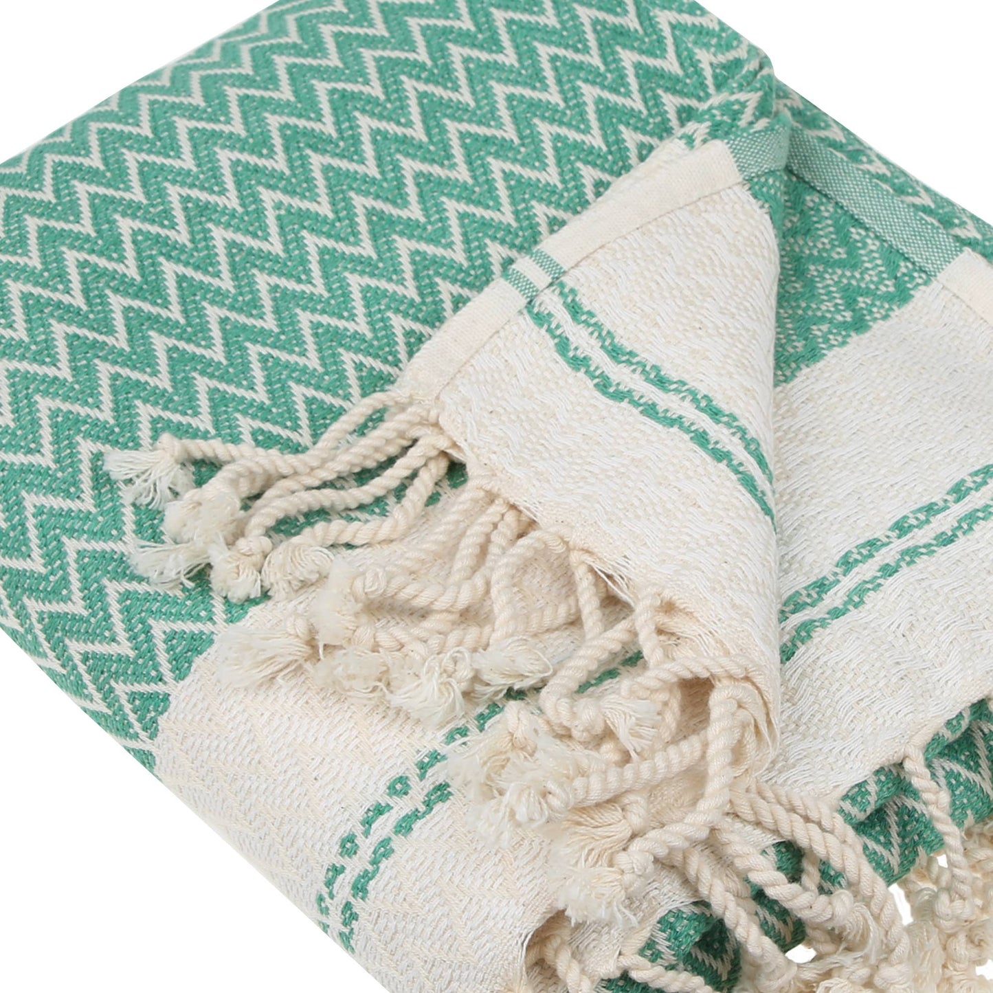 Chevron Peshtemal Hammam Cotton Beach Towel Throw