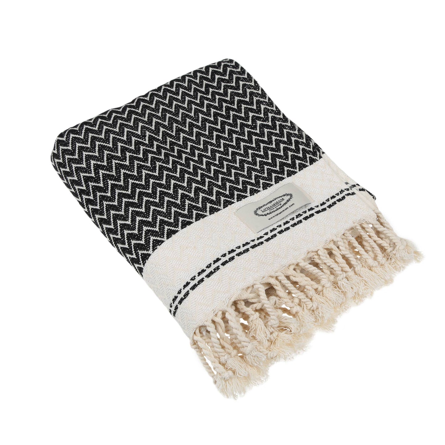 Chevron Peshtemal Hammam Cotton Beach Towel Throw