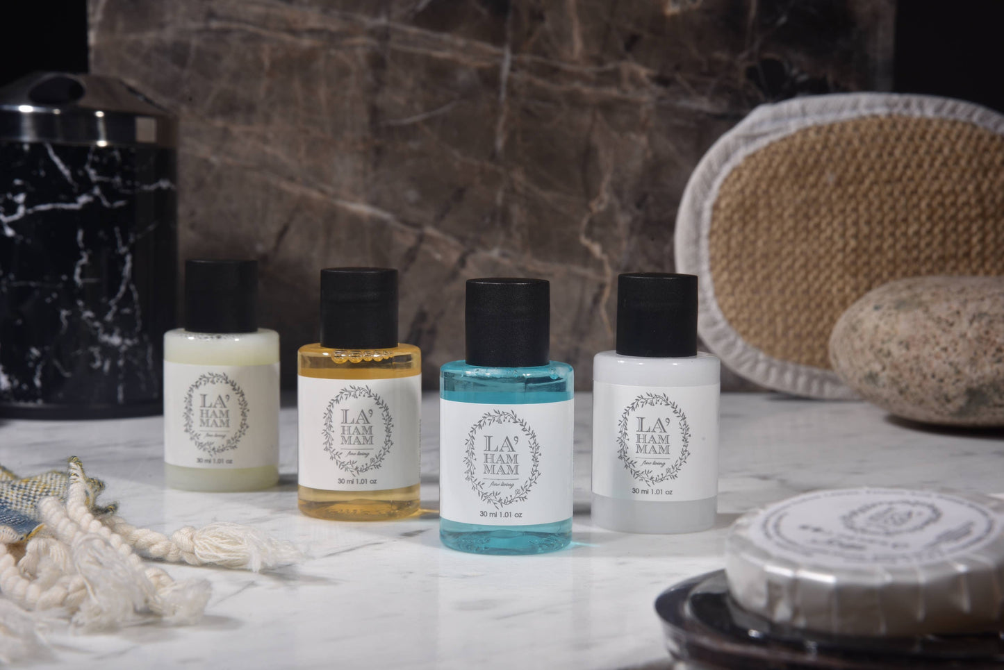 La Hammam - Shampoo & Hair Conditioner Travel Amenity for Hotel & Motel