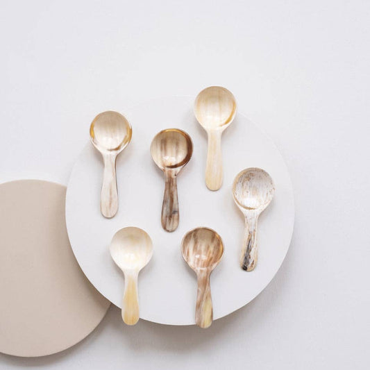 MAADILI COLLECTIVE - Short Handle Horn Coffee Scoop