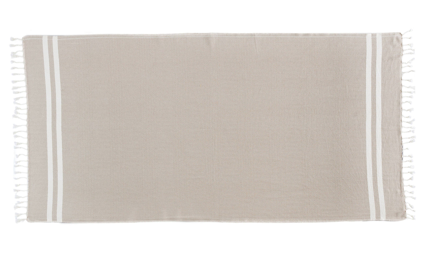 KAFTHAN - Cross 100% Cotton Turkish Towel [Bath & Beach, Blanket]