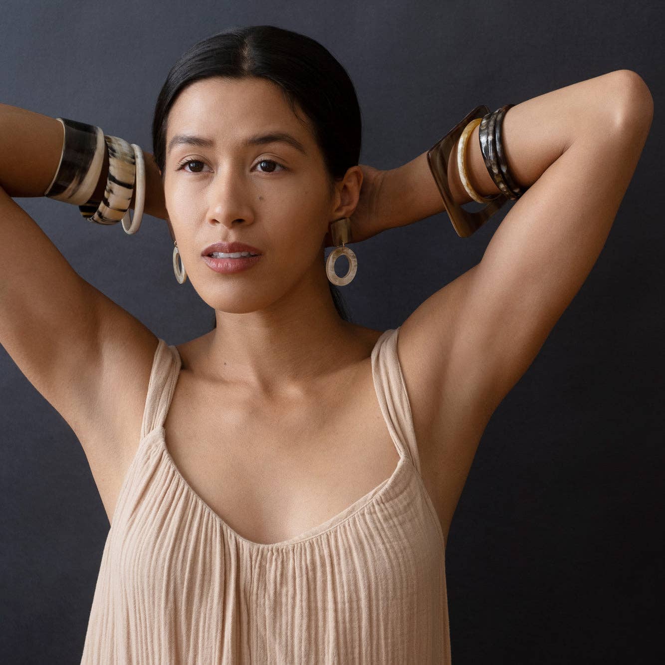 MAADILI COLLECTIVE - Horn Bangle - Thin