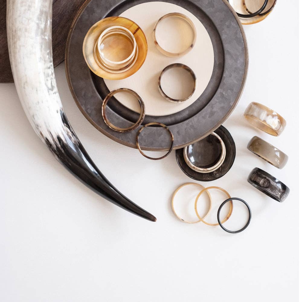 MAADILI COLLECTIVE - Horn Bangle - Medium