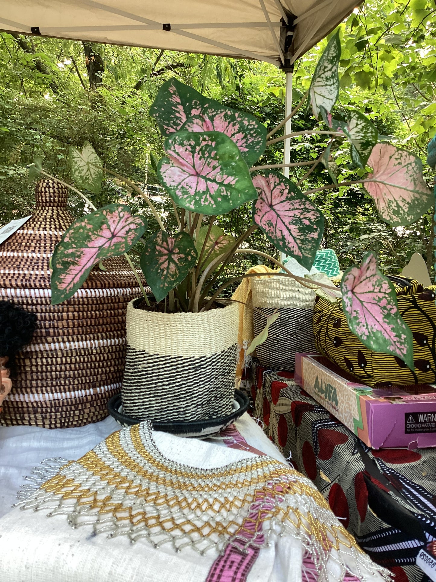 Sisal Black & Cream Nesting Baskets