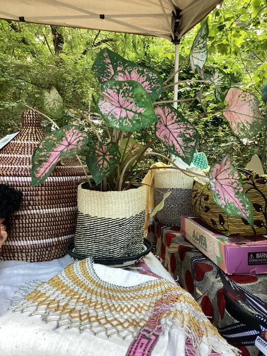 Sisal Black & Cream Nesting Baskets