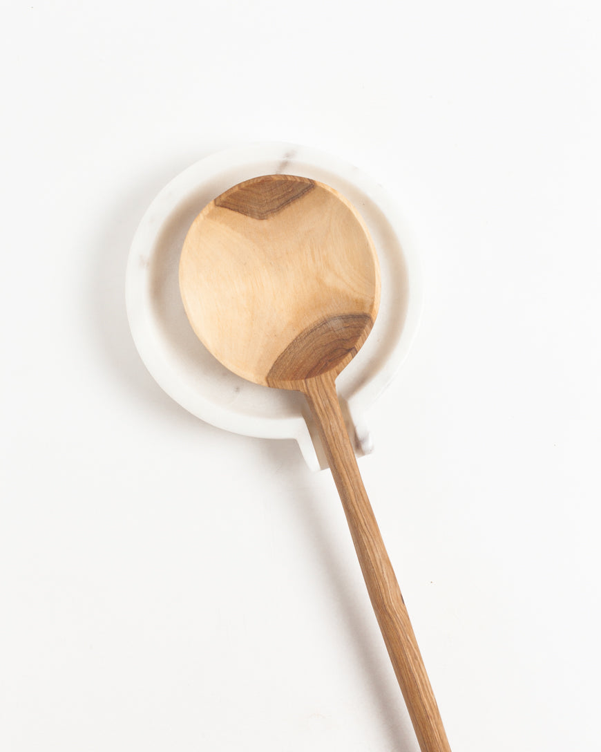 Olive Wood Cooking Spoon Pair