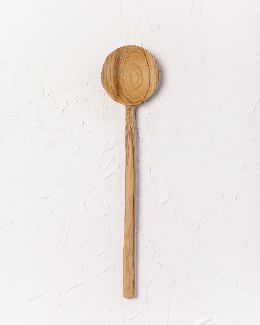 Olive Wood Cooking Spoon Pair