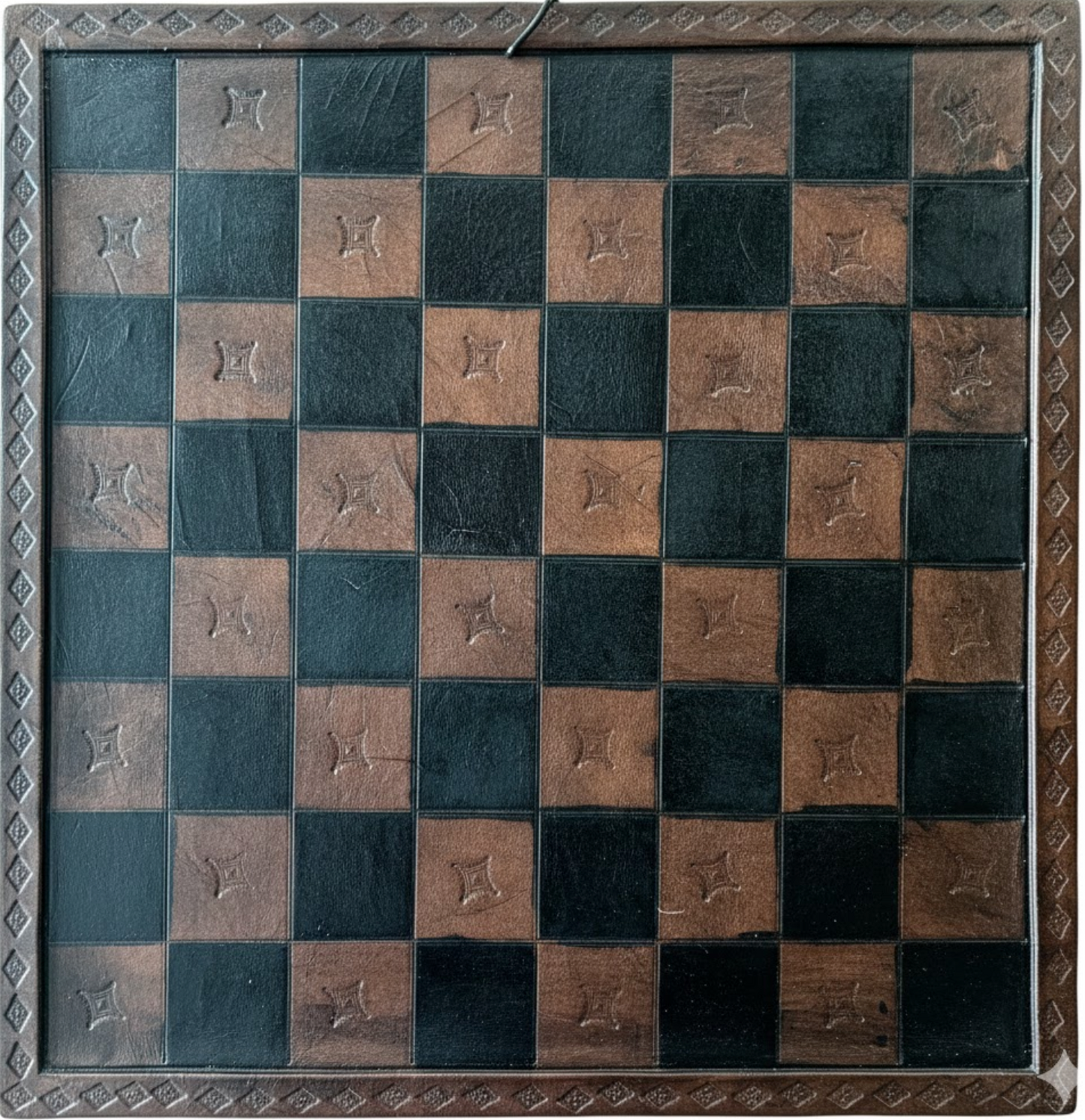 Handmade African Teak Tribal Chess Set