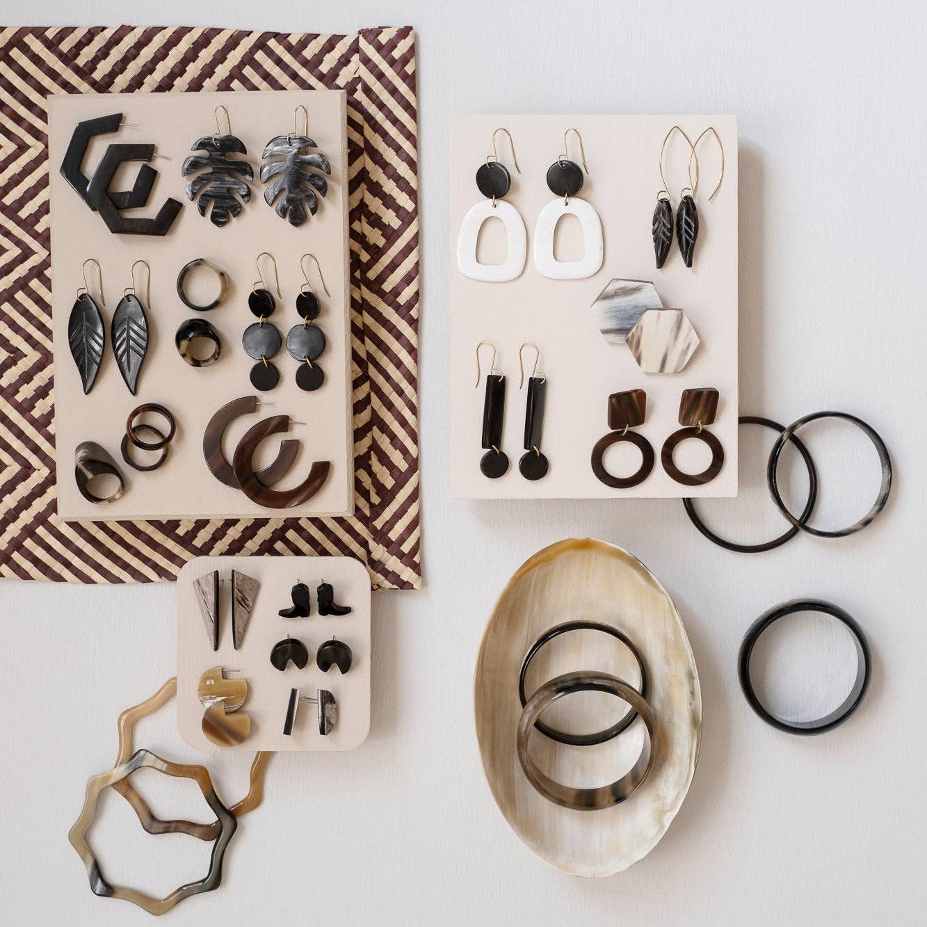 MAADILI COLLECTIVE - Horn Bangle - Wide