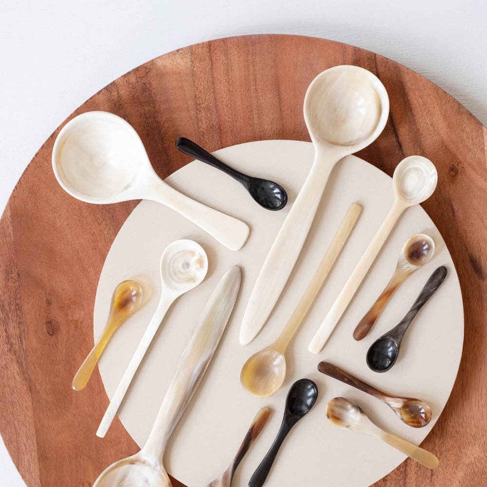 MAADILI COLLECTIVE - Short Handle Horn Coffee Scoop