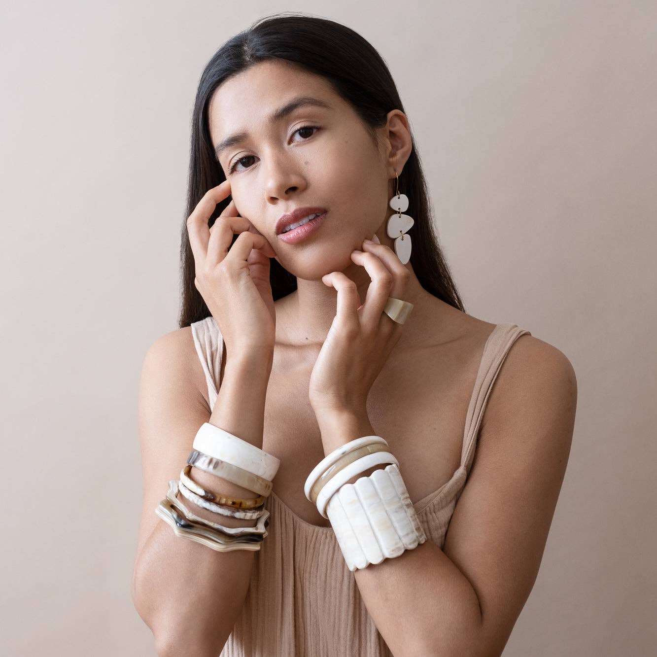 MAADILI COLLECTIVE - Horn Bangle - Thin