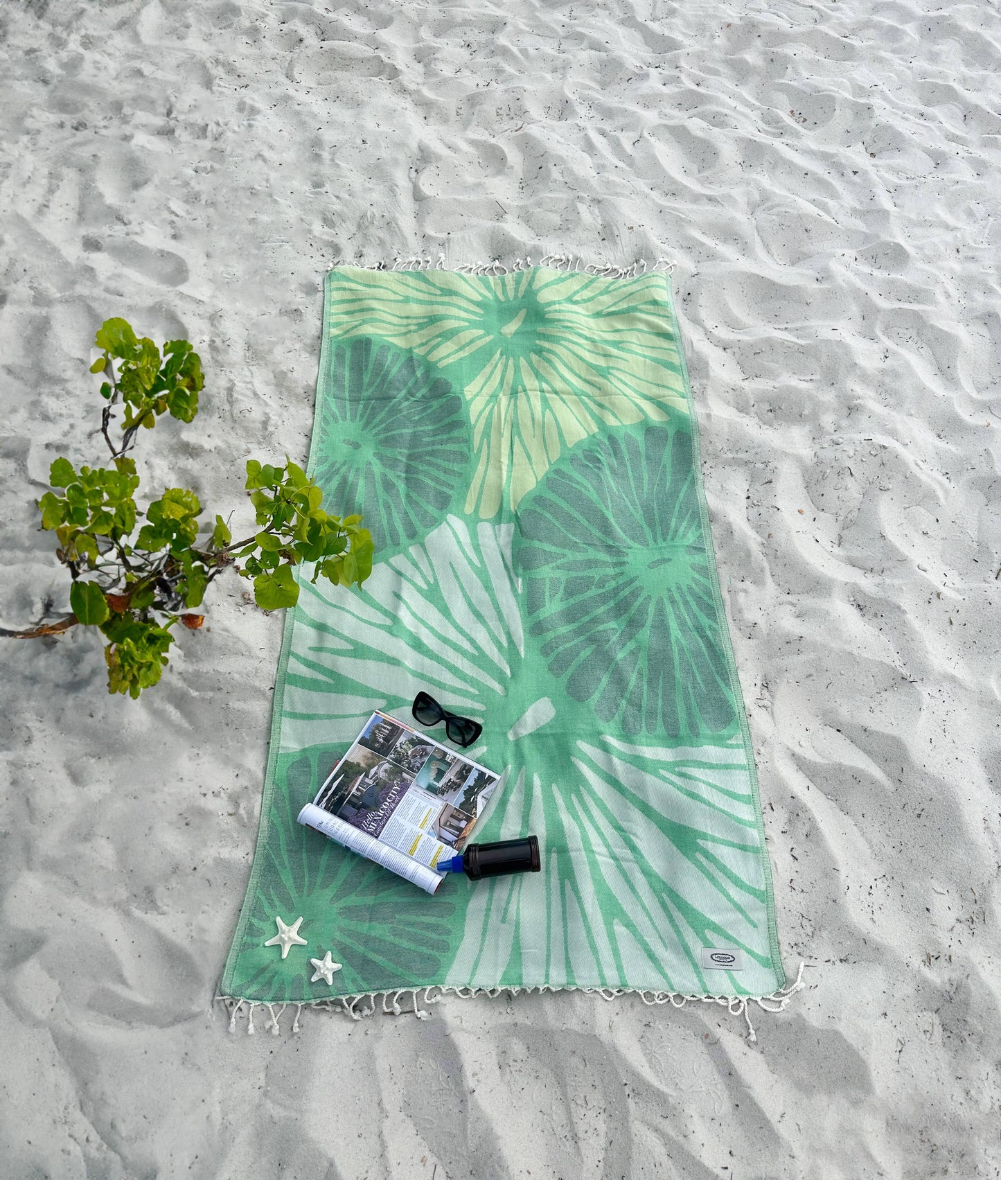 Citrus Peshtemal Hammam Pure Cotton Beach Towel