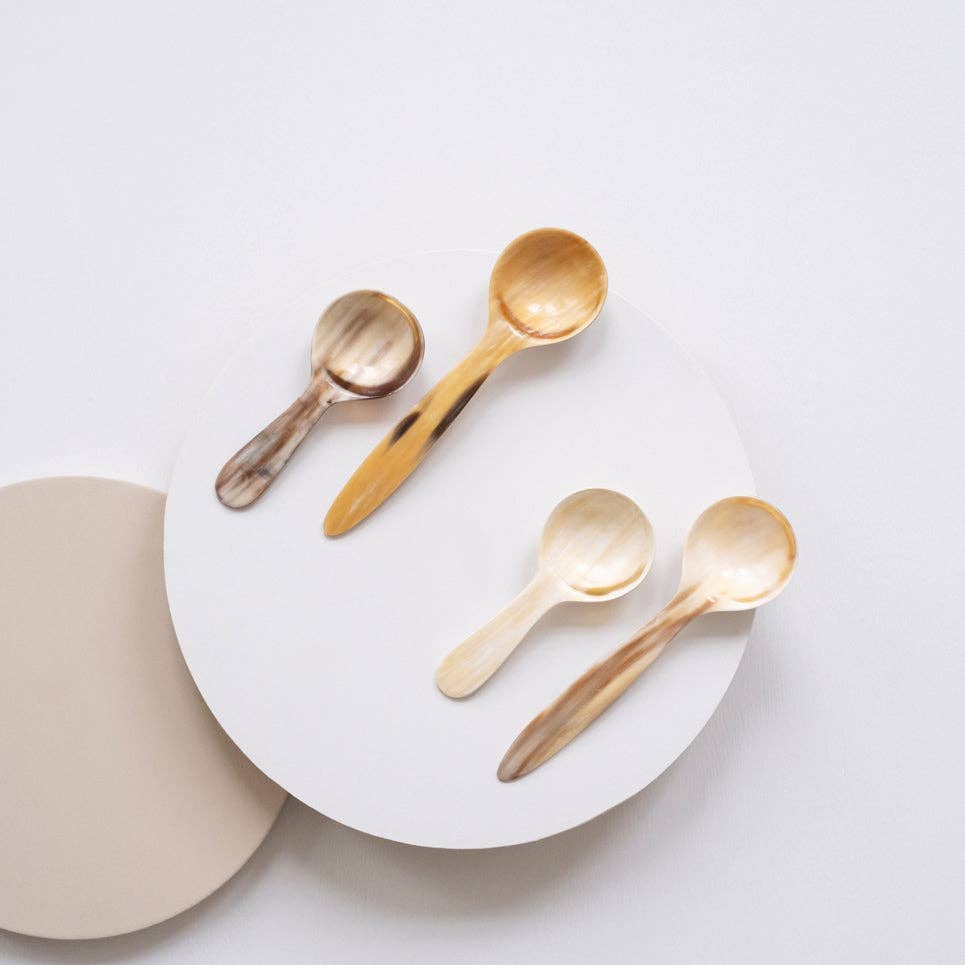 MAADILI COLLECTIVE - Short Handle Horn Coffee Scoop