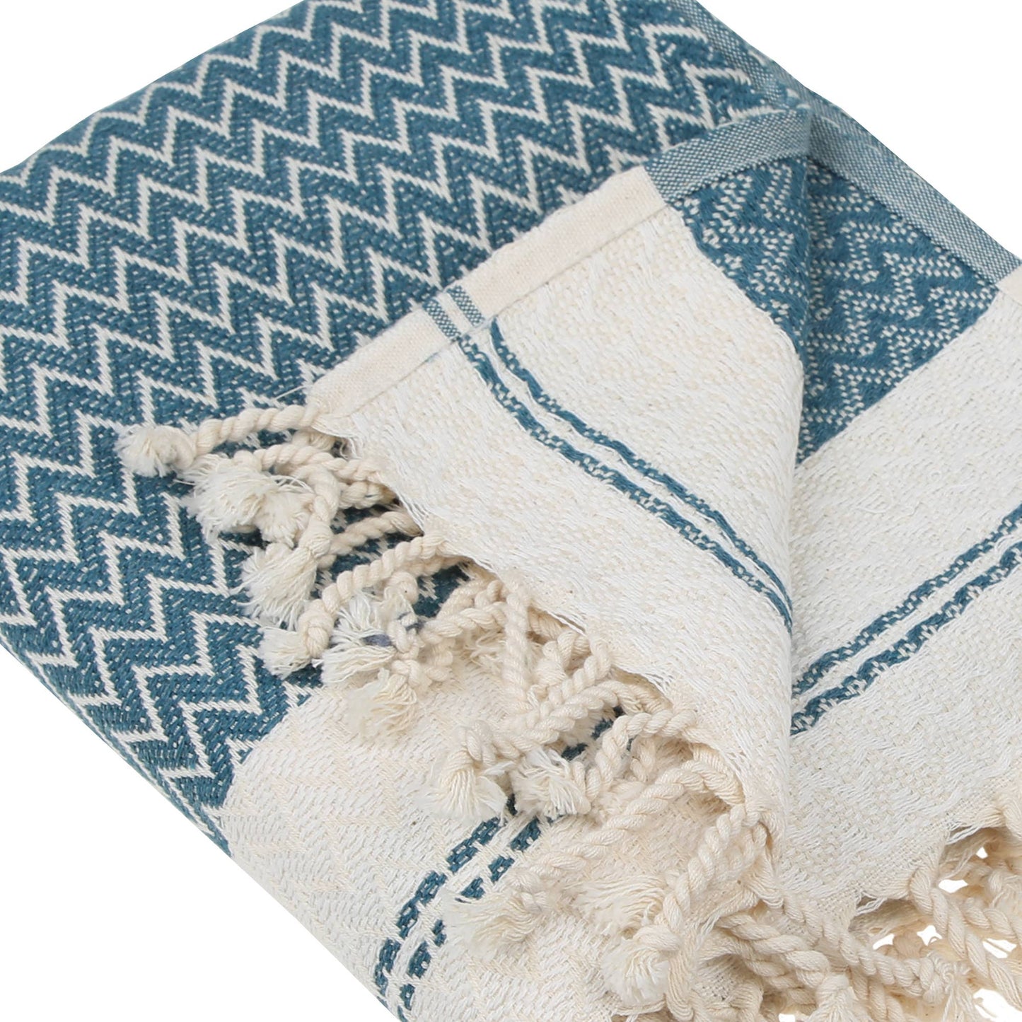 Chevron Peshtemal Hammam Cotton Beach Towel Throw