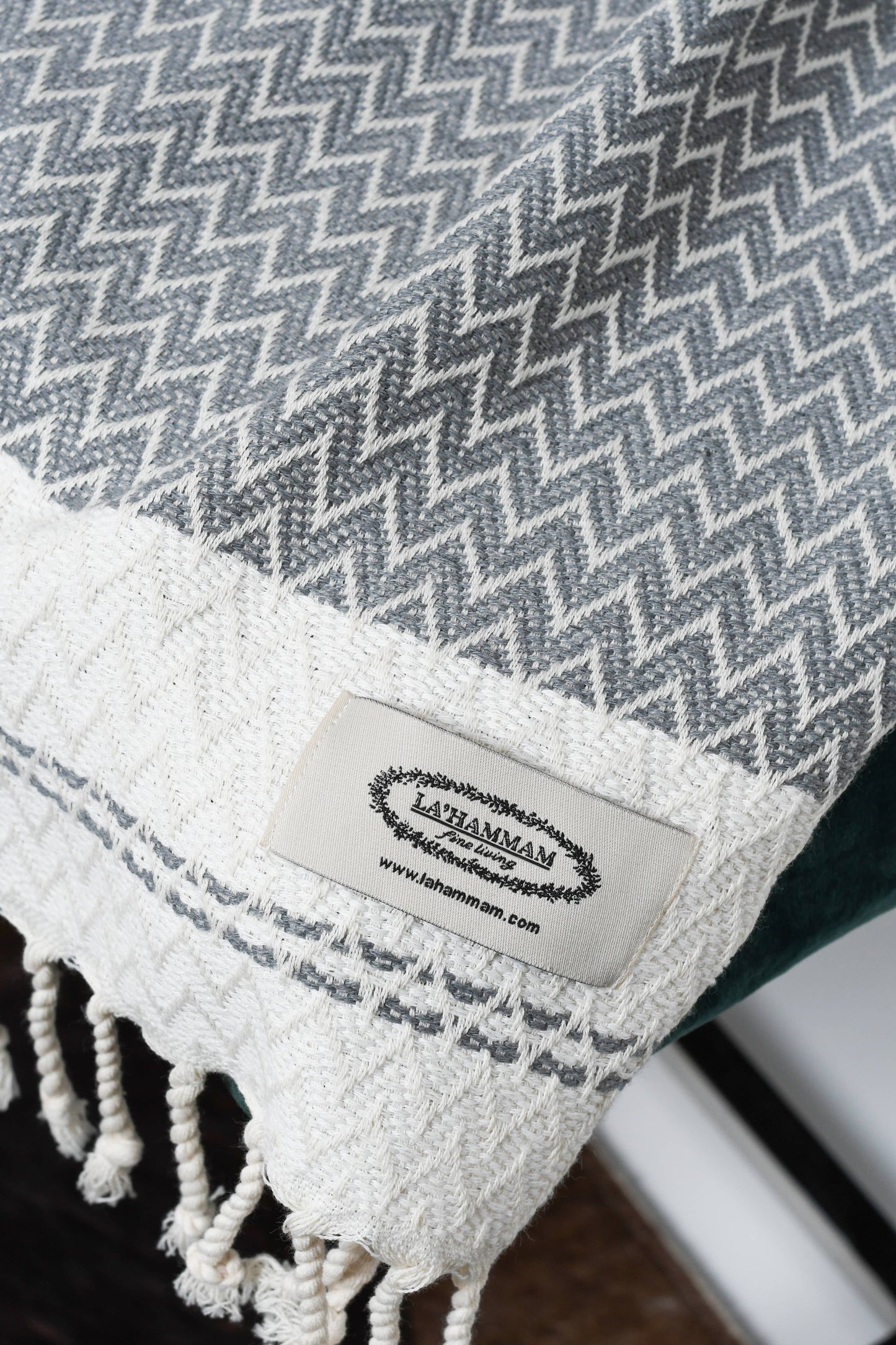 Chevron Peshtemal Hammam Cotton Beach Towel Throw