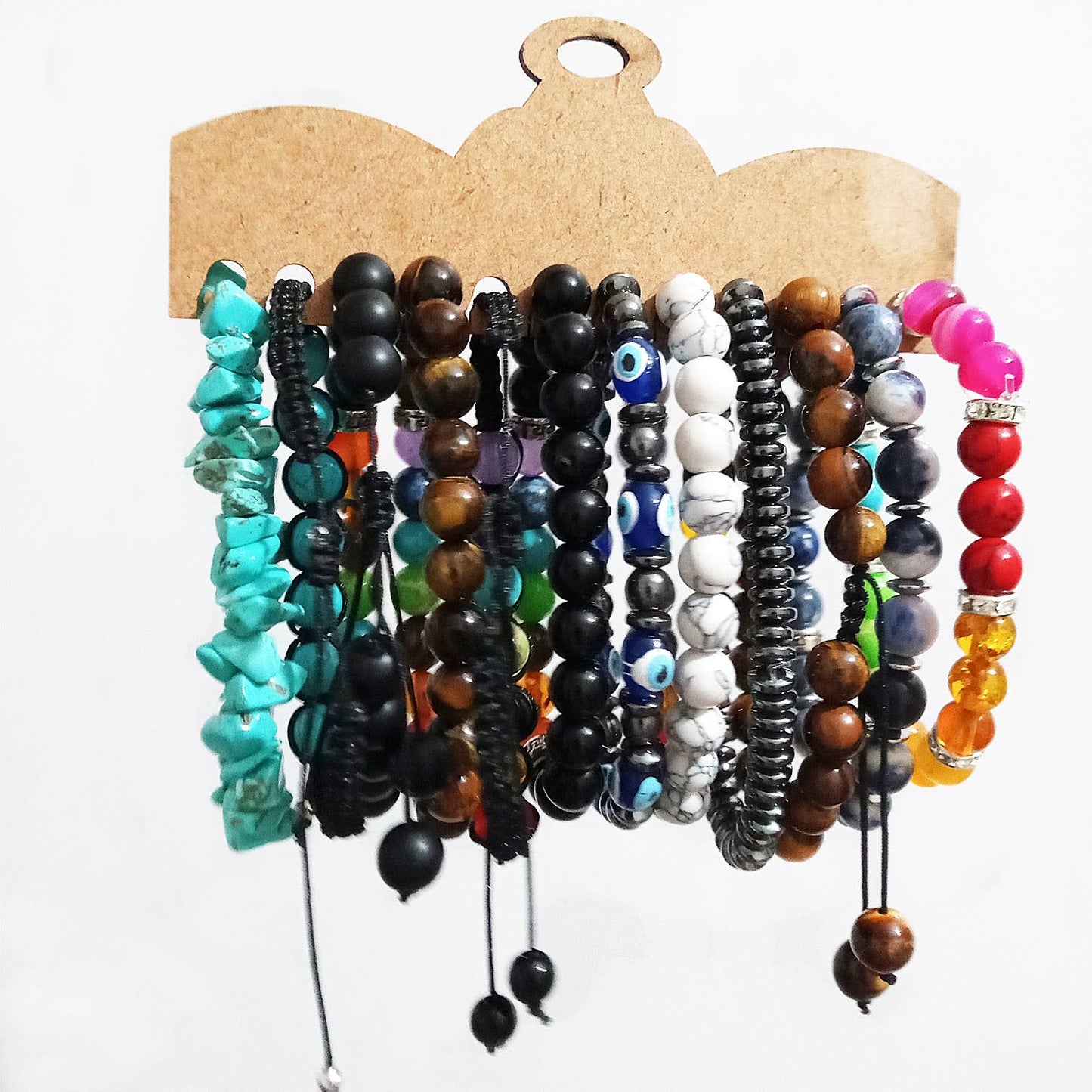 Chakra Stone Semi Precious Handmade Natural Stone  Bracelet