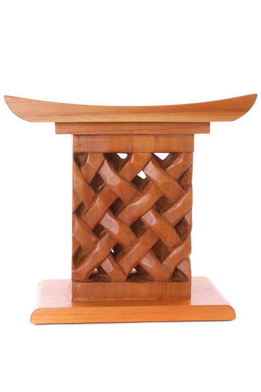 Traditional Mesh Stool (Ghana)