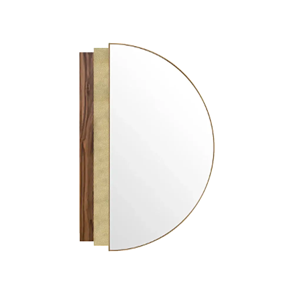 Nass half circle Mirror