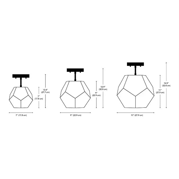 Ula Semi-Flush Mount Light