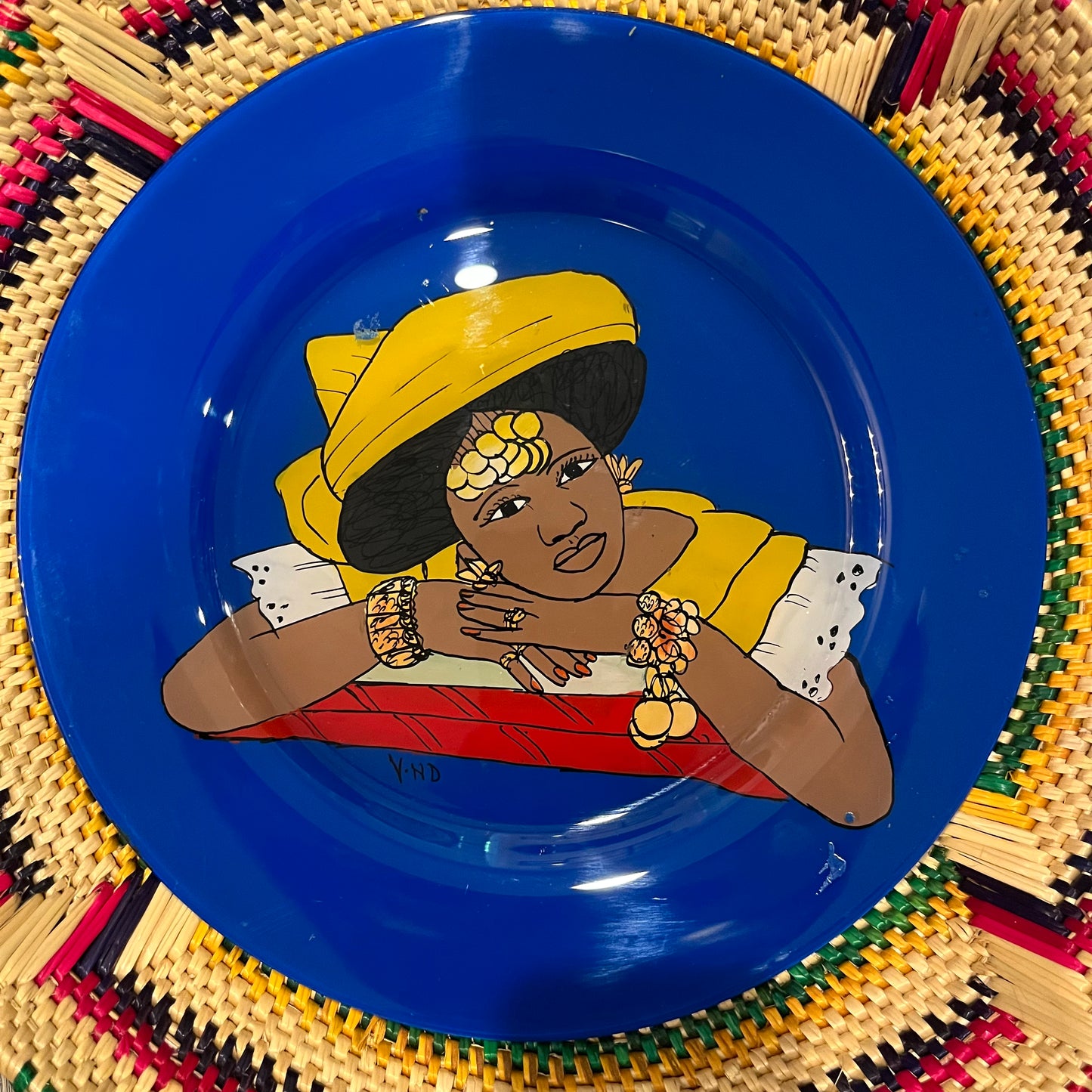 Senegalese Glass Plate